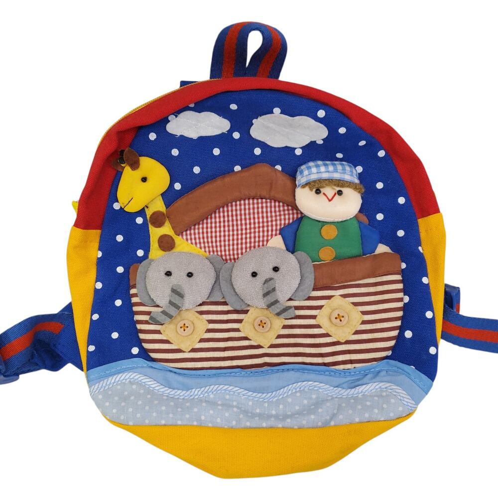 Vintage Noahs Ark Toddler Backpack